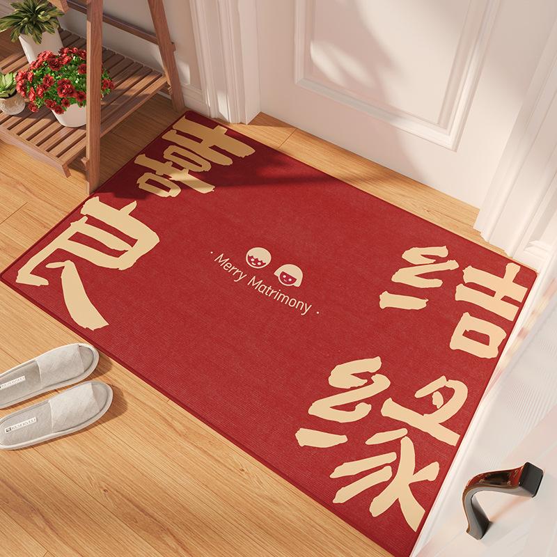 

Нескользящий напольный коврик Модный домашний декор для свадьбы Входная подставка для ног Прихожая Водопоглощающий коврик для двери Кухня Коврики для ванной 40x60cm