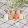 4Pcs Mini Seasoning Food Bottle Diy 1/12 Dollhouse Miniatures Kitchen Food