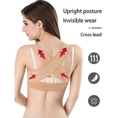 Women Adjustable Back Posture Corrector Belt Shapewear Shoulder Support Bands Chest Push Up Brace Correction Body Shaper