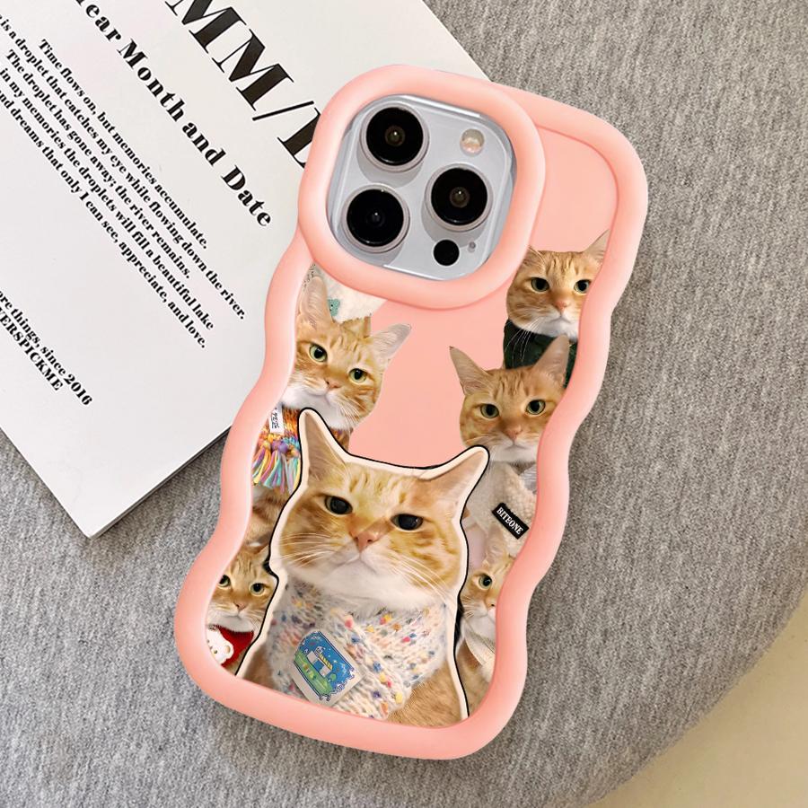 Cute Cat Case for iPhone 13 17 Air 12 8 15 Plus 11 14 XR 16 Pro Max Soft Phone Cover