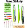 Laser Paper Coated Jigging Lure Slow Sinking Action Laser Coated Lure  Trolling Fishing