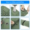 190cm Inflatable Mat Outdoor Camping Sleeping Pad Ultralight Thicken with Built-in Pillow & Pump Air Ma for Travel Hiking
