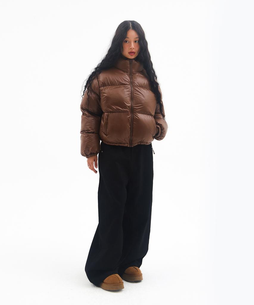 Ames-Worldwide Ames Crop Puffer Padding Brown