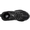 Kappa Fabric Retro Thick Sole Wear-Resistant Low-Top Casual Shoes Unisex sneaker Black K0BZ5MC50-990