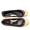 Used Emilio Pucci Pumps / Ballet Flatspumps beige/Bordeaux leather Women