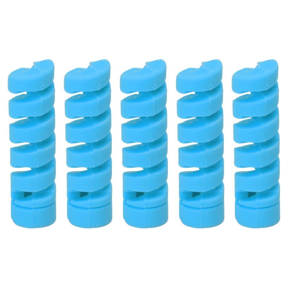 10PCS Spiral Bike Cable Sleeve Anti-Friction Bicycle Brake Line Pipe Guard  for 4mm 5mm Wire Tube