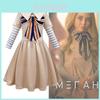 Costume Cosplay Vestito M3gan Per Bambine Tessuto in Poliestere Perfetto Per la Festa di Halloween o Spettacolo Teatrale
