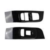 2pcs Car Door Armrest Panel Handle Holder Window Switch Button Panel Cover Trims For Dodge Challenger 2015-