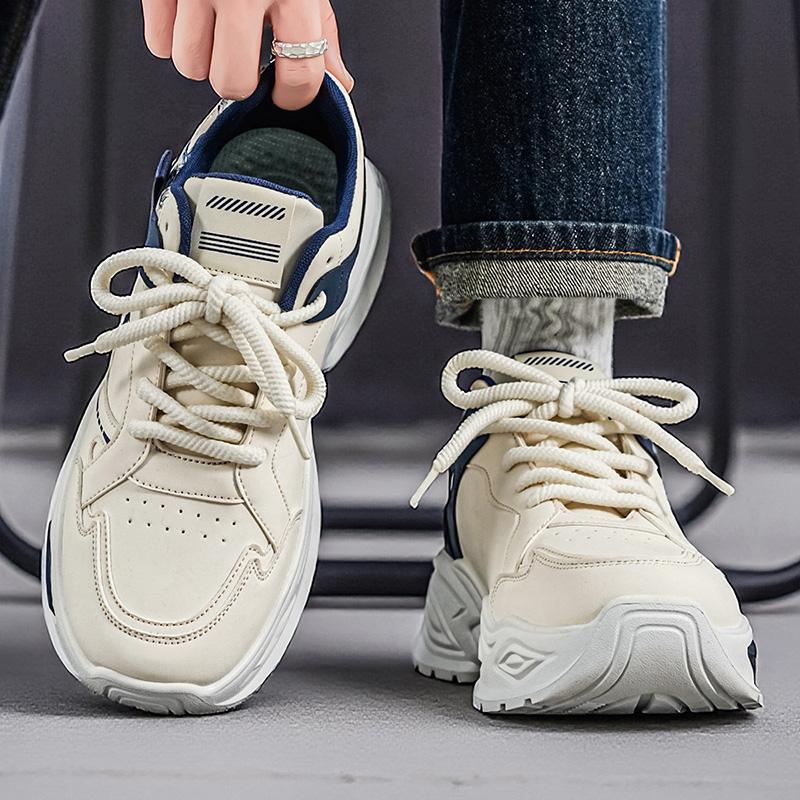 New Fashion New Men's Fashion Casual Low Top Sports Shoes Students Thick Sole Comfortable Sneakers Boys Male Classic Breathable Basketball Shoes