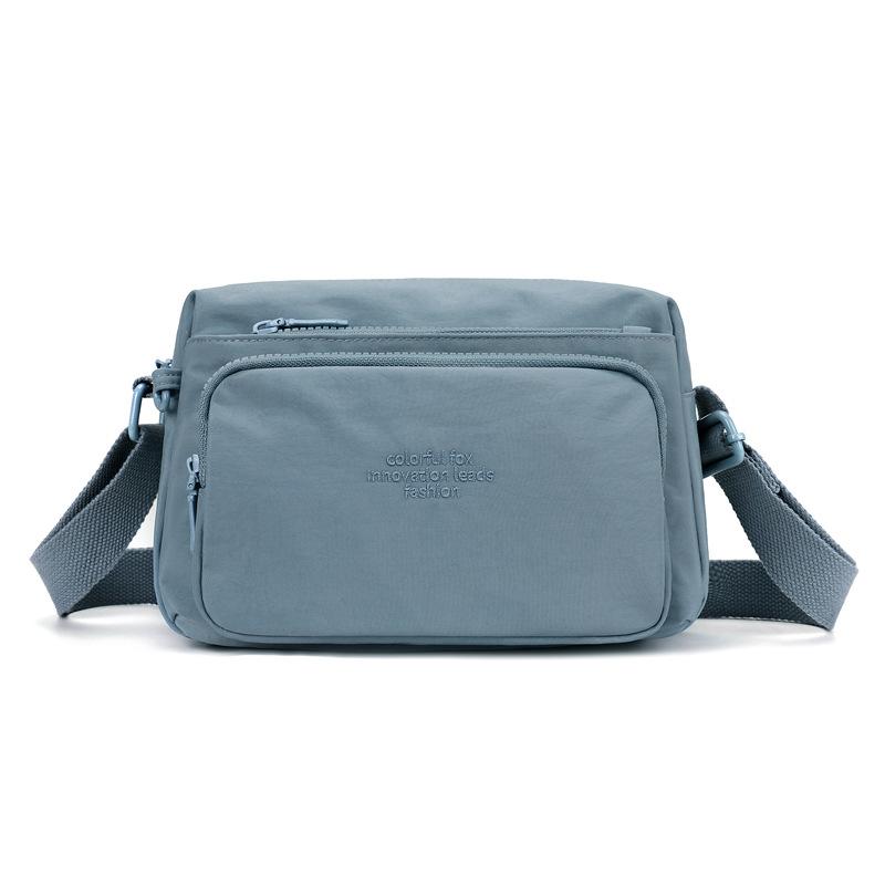 New Women's Versatile Multi-layer Nylon Leisure Commuter Travel Portable Messenger Bag