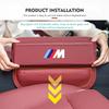 For BMW Leather Car Seat Gap Filler Storage Box Cup Holder Accessories Performance X1 X3 X5 E39 E46 E90 F20 E60 F30 M3 M5