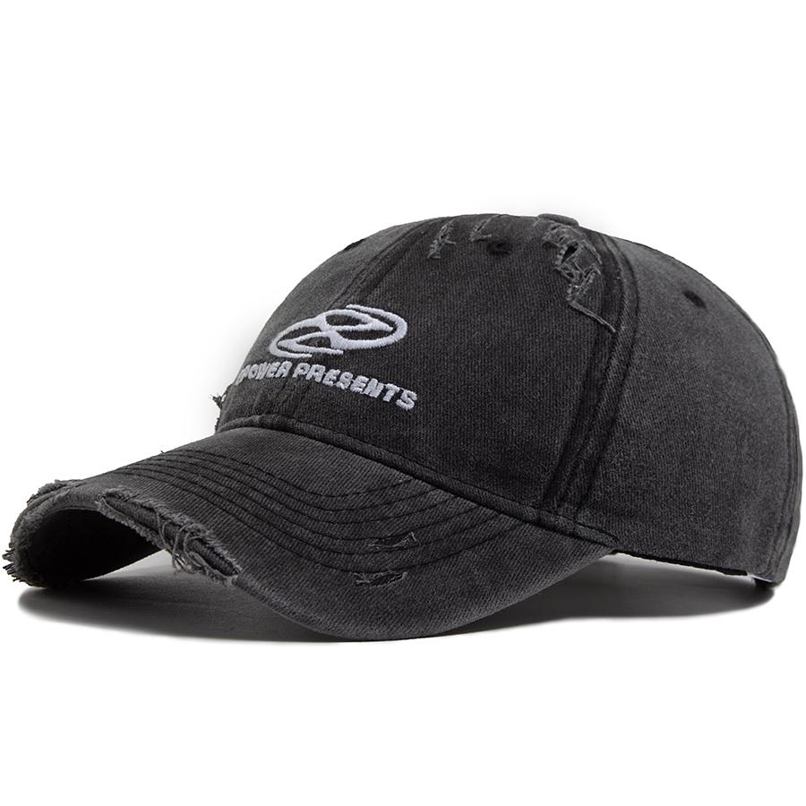 

Men s Baseball Cap Vintage Washed Cotton Embroidered Cap For Women Summer Casual Sports Retro Sun Visor Hats Fashion Hip Hop Hat Adjustable чорний