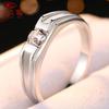 Stylish Simple Personalized Ring for Men, PT950 Platinum Matching 0.5 Carat Moissanite, own lasting delicate and gentle luster.