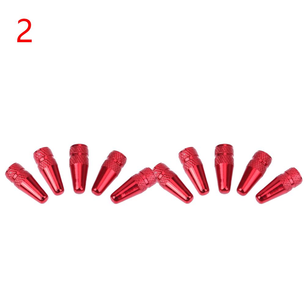 5/10PCS Bicycle Tire Valve Cap Aluminum High Pressure Caps for Presta Valves Rainbow Color Bike Tyre Hat MTB Bike Accessories