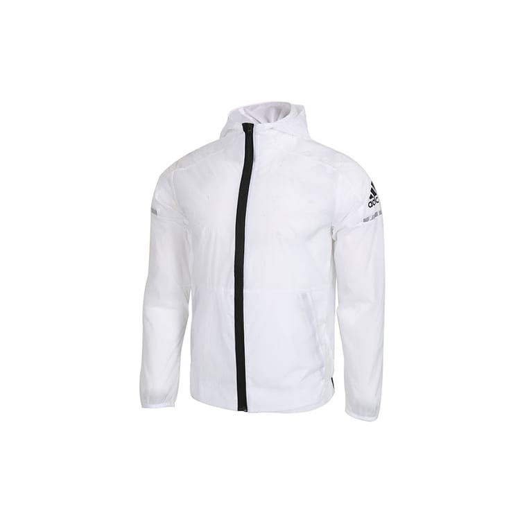 adidas Jackets Men's White Hooded Moderate Other FI8758