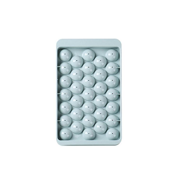 Round Ball Ice Grid 33 Grid Plastic Ice Cube Mould Refrigerator Ice Hockey Mould Ice Box Round Ice Mould Ice Box