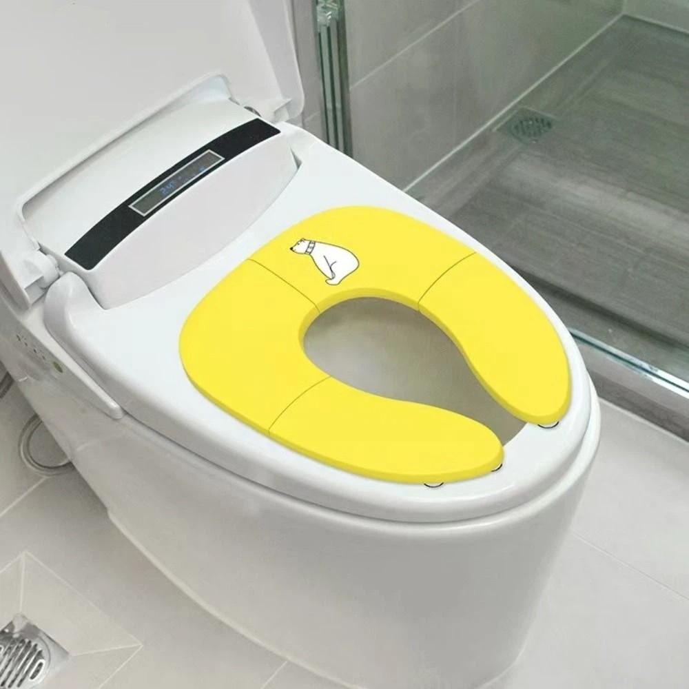Washable Baby Travel Toilet Seat Cartoon Travel Potty Seat Toilet Training Seat  Public Restrooms