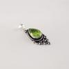 Peridot Gemstone 925 Stamped Silver Designer Handmade Pretty Pendant 1.5" Gift For Women PP-70-14