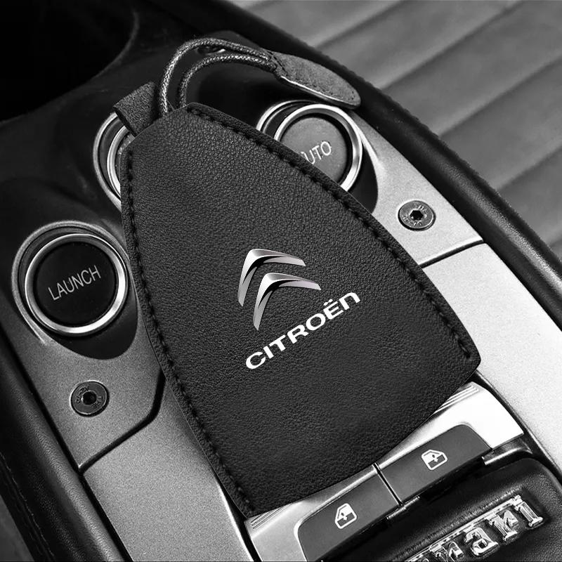 Fashion Car Key Chain Storage Bag Split Car Key Case Key Case For Citroen C1 C2 C3 C4 C5 C6 C8 C4L DS3 DS4 DS5LS DS6 Accessories