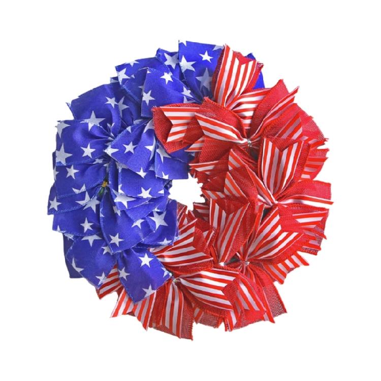 

Independence Day Holiday Wreath Wall Hanging Decoration For Front Door Window Staircase Display Indoor And Indoor Use
