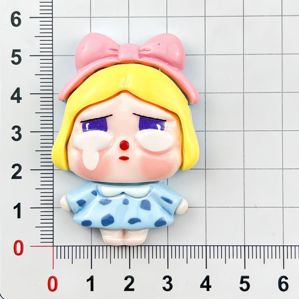 Cute Crying Baby Resin Accessory for DIY Crafts: Phone Cases, Hair Clips, Magnets, Keychains