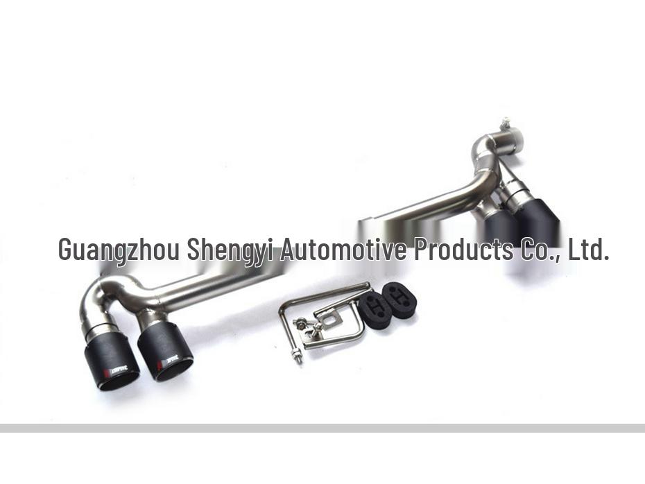 Honda Civic 10th Gen 1.0T Dual Outlet Exhaust Pipe with Carbon Fiber & Stainless Steel Tailpipe
