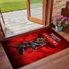 Anti‑Slip Crystal Velvet Floor Rug, Assassins Creed Design Carpet for Indoor Living Bedroom Home Decoration