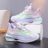 New Boys 'running Shoes Mesh Breathable Girls' Running Soft Soles Light Non-slip Wear-resistant Middle Large Children's Sports