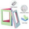 Magnetic Picture Frame Plastic Photo Holder  for Fridge Refrigerator Magnets for Polaroid Photos