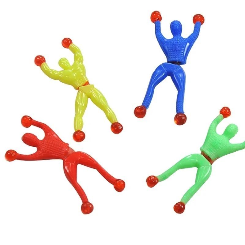 6 peças Homem Escalador de Janela Pinhata Saquinhos de Lembrancinhas Anda-parede Crianças Caindo Grudento