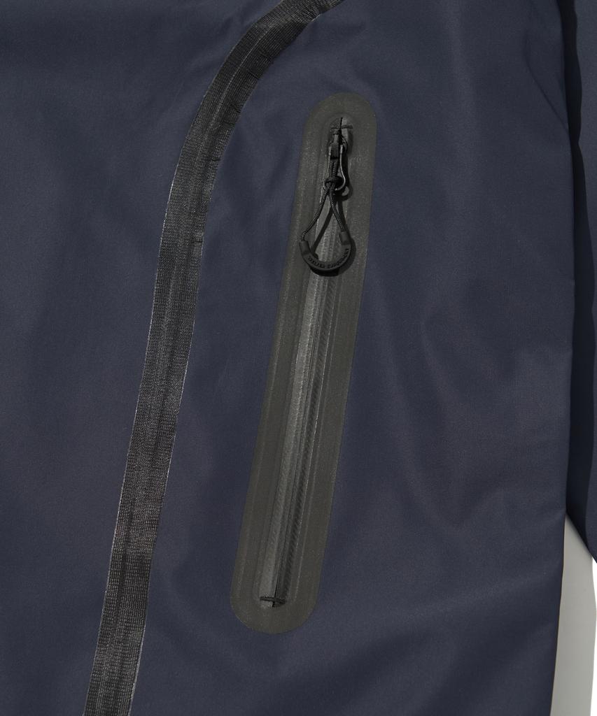 Welter Experiment Wol024_3Layer Seamsealing Hood Shell Jacket_Navy