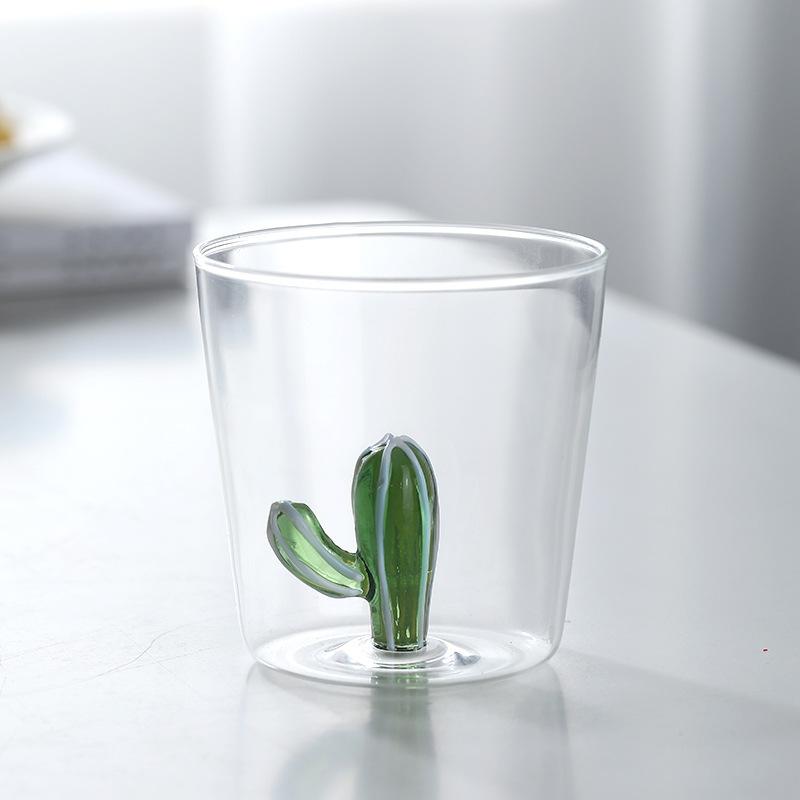 

3D Creative Glass Cup,Home Cute High Borosilicate Glass Cup for Coffee Milk Juice,Cartoon Animal Shape Drinkware for Gifts 1PCS