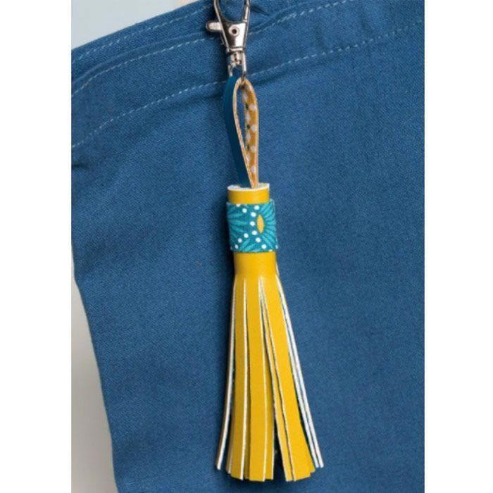 Coupon tissu Simili cuir - ARTEMIO - Ocre - 50 x 68 cm