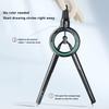Pencil Compass Digital Display Compass with 0.5 mm Lead Refills Circle Drawing Compass Drafting Tool for Geometry School Office