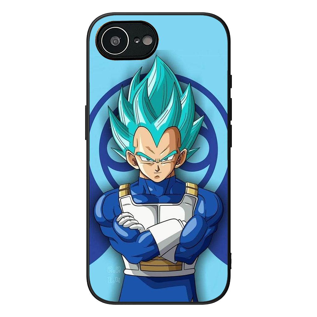 Super Vegeta Dragon Son Goku Ball Phone Cover Case for Apple iPhone 16 15 14 Plus 13 12 Mini 17 Pro Max + ProMax 16E Air 16+