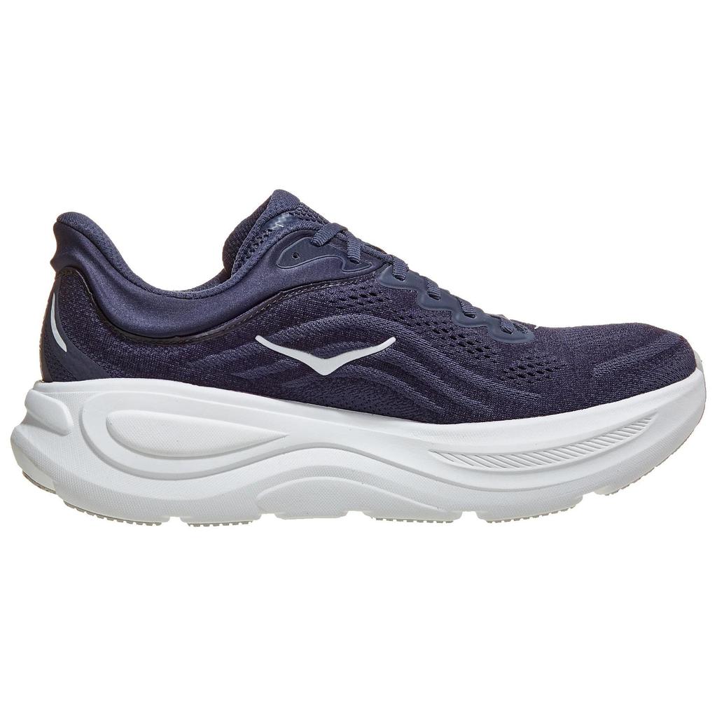 HOKA One One Bondi 9 Comfortable Low Top Long Distance Running Shoes Men's Marine Blue 1162011-VYN