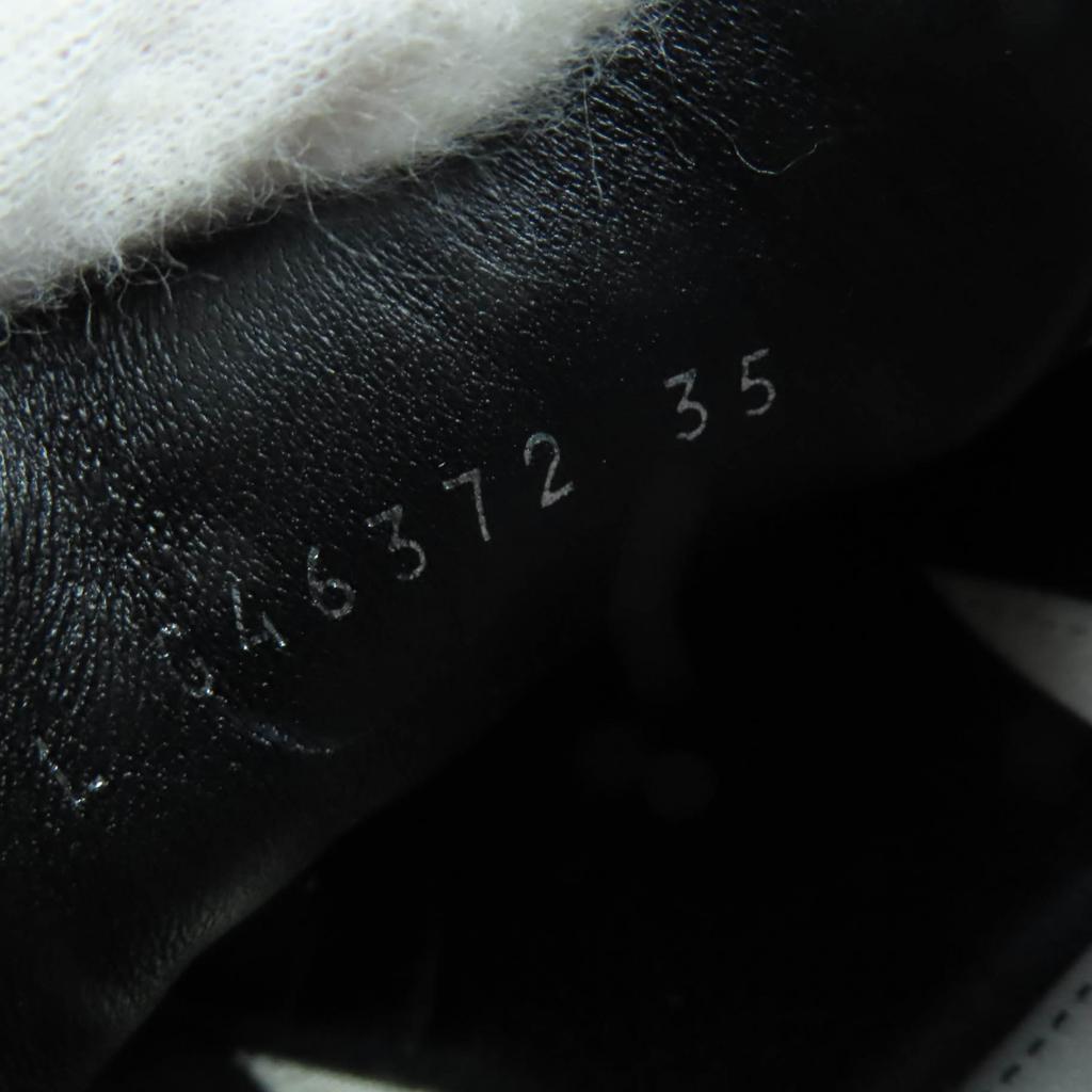 Sehr Gut CHANEL Low-Cut-Sneaker COCO Mark Schnürschuhe Leder schwarzes Leder Damen 35 G46372 Gebraucht