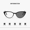 Retro Cat Eye Frame Myopia Glasses Cool Brown Frame Photochromic Near Sight Glasses Blue Light Blocking Eye Protection Eyewear