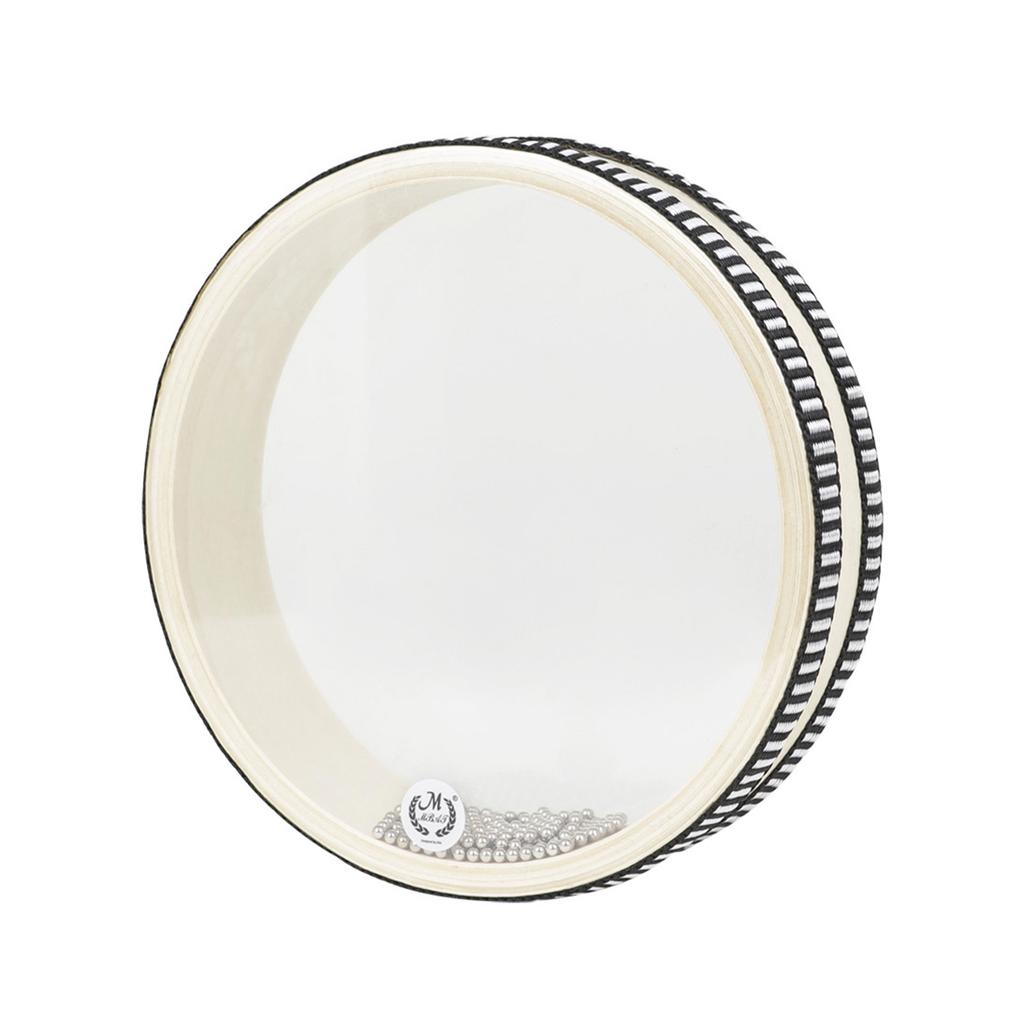 6 Zoll Transparent Trommel Naturfarbe Ozeantrommel Frühes pädagogisches Perkussionsinstrument für Kinder Jungen Mädchen