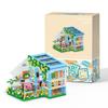 Flower House Fairy Tale Town Building Blocks Toys Diy Mini Blocks Children'S Educational Toy For Girls Boys Gifts Kids Toys