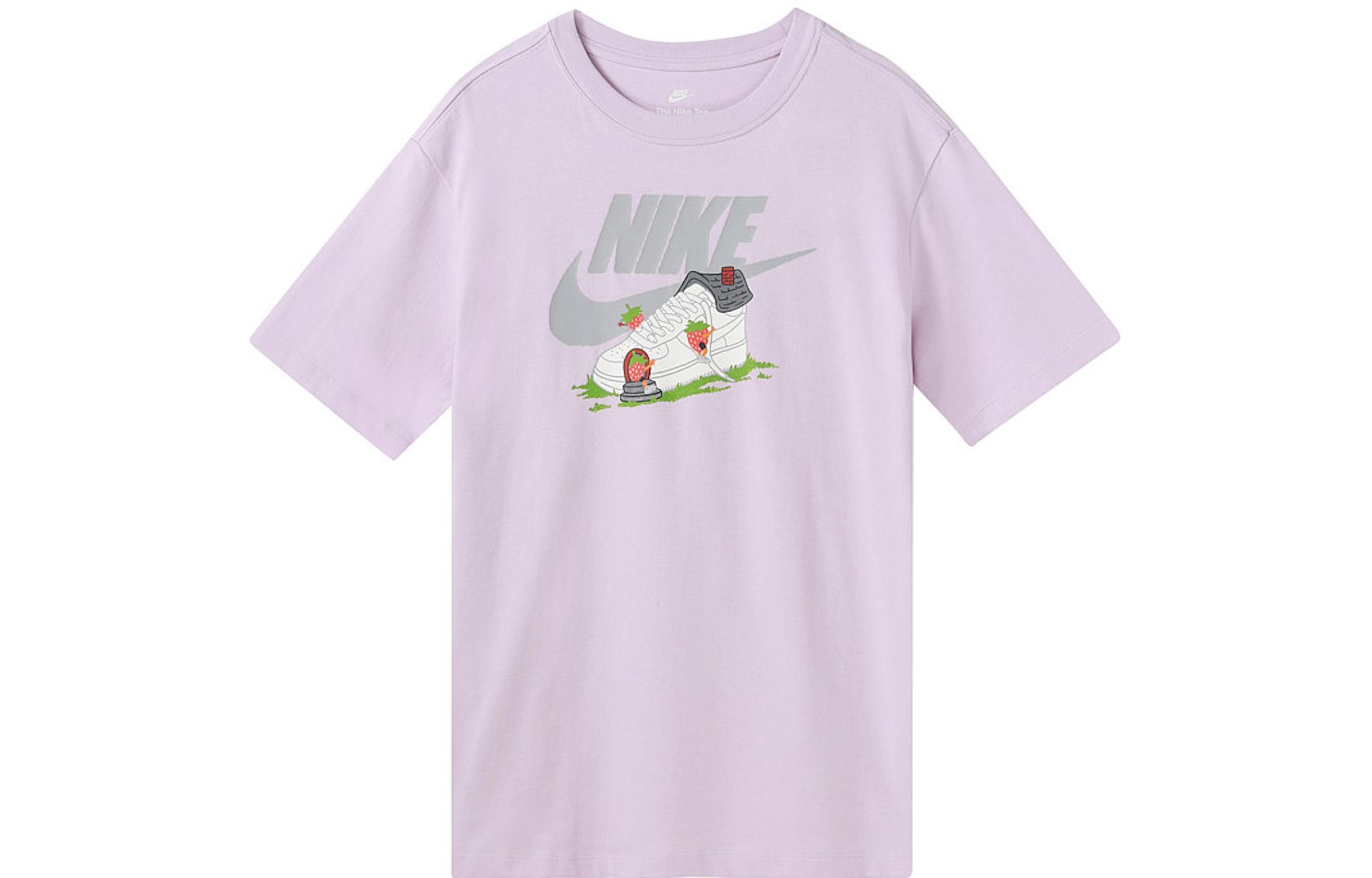 

Nike Set in Sleeve T Shirt Women s Pink Purple DR9021-530 M