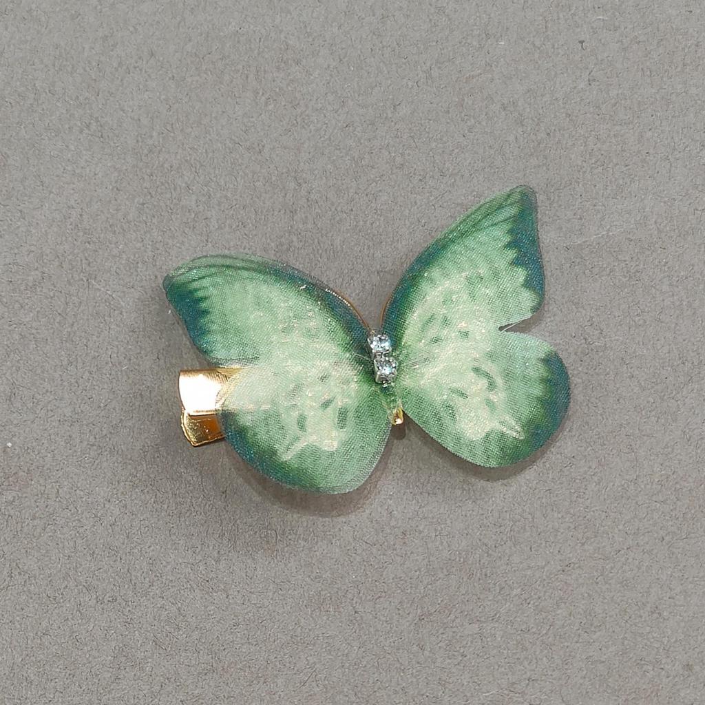 Gradient Butterfly Hairpin for Children - Cute Mesh and Alloy Duckbill Clip, Perfect for Hanfu and Fairy Styles