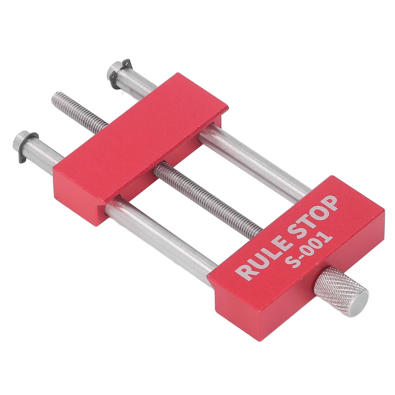 

Woodworking Rule Stop Ruler Stopper Stopping Block High Accuracy Aluminium Alloy Tool