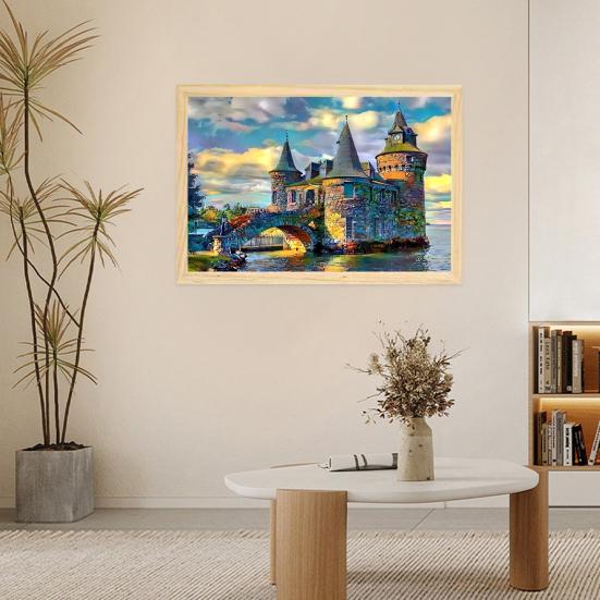 1 sada Zámecké kamínky Malířská sada Kutilské vyšívání Kreslení křížovým stehem Domácí dekorace Kamínky Umělecké řemeslo