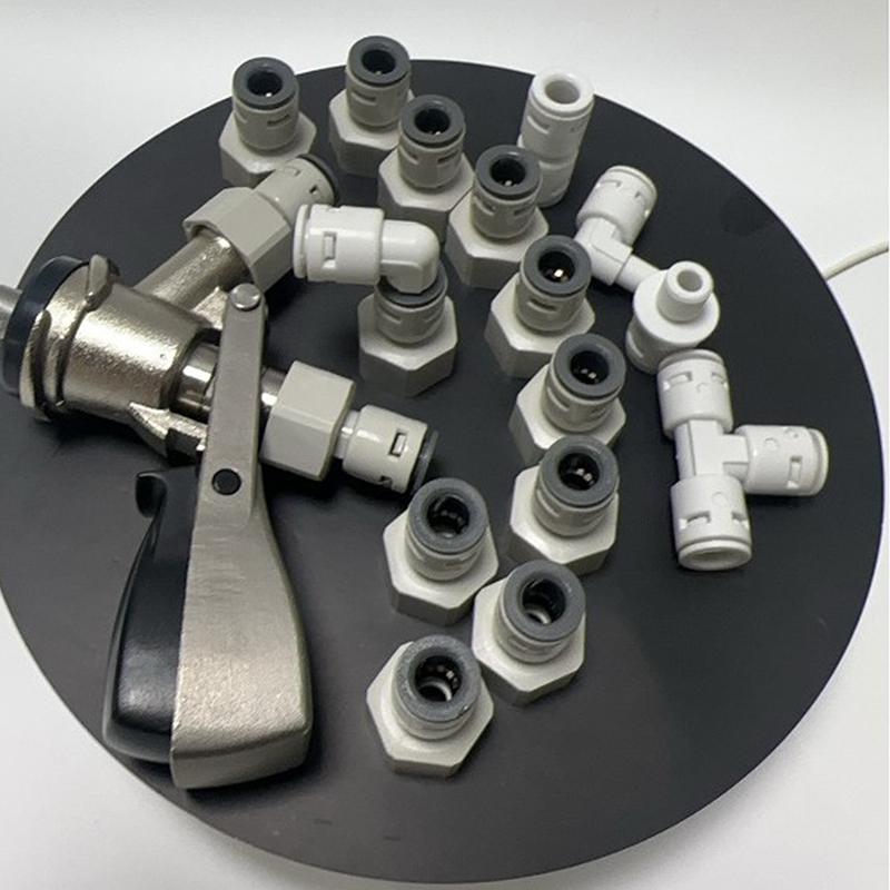 

Beer Machine Dispenser Connector 9.5Mm 5 Points Internal Thread To Draft Beer Machine Equipment