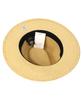 Yunibeosyeolkemiseuteuli Stripe Line Summer Beige Fedora - Big Size Summer Fedora