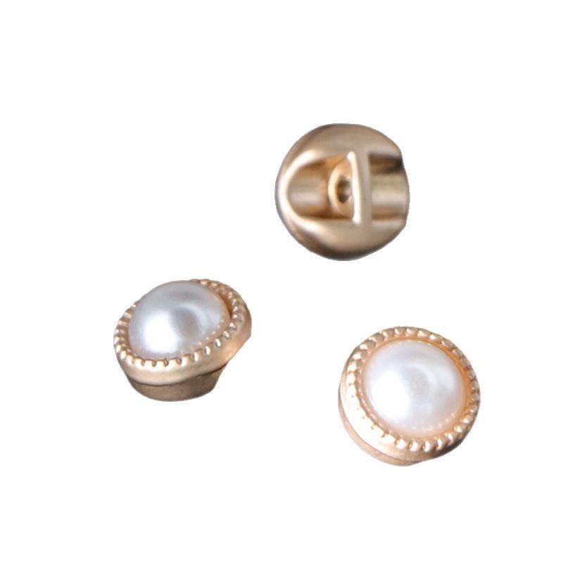 10 Buc Butoni de Cămașă Butoni Mici de Cămașă Perla Metal Butoni Decorativi de Înaltă Calitate Exquiși Haine Cardigan Butoni Frumoși