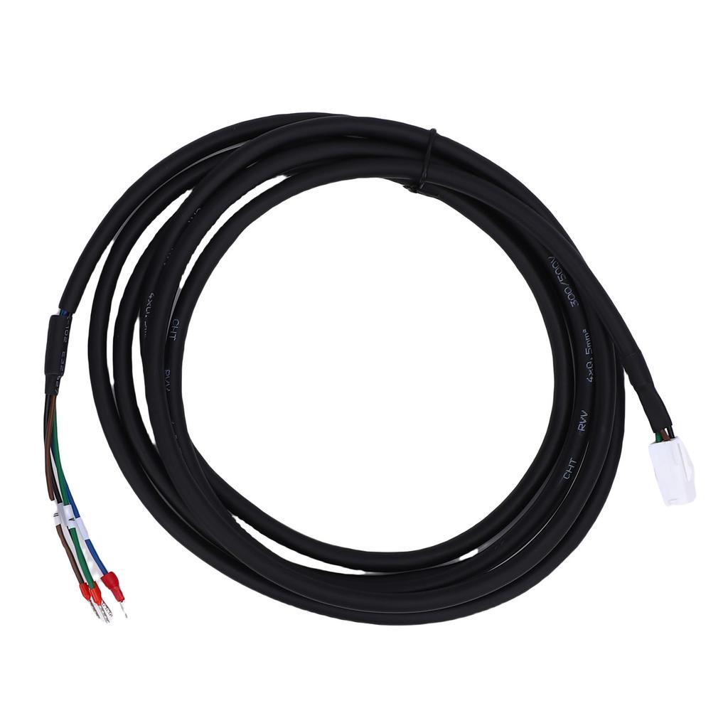 Servo Motor Low Power Power Cable Fit for A4 A5 A6 Flame Retardant Soft Easy Wiring 3.0m