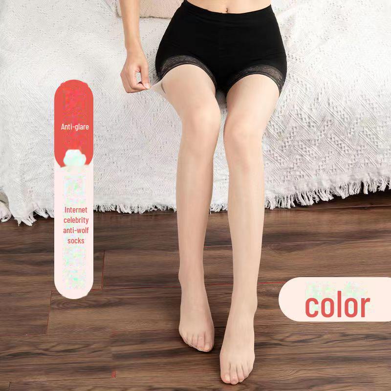 Damen Faux Oberschenkelhohe Gespleißte Strumpfhose - Einteiliger JK-Stil, Frühling/Herbst Dünne Overknee-Strümpfe