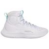 Curry 4 Rutschfest Abriebfest High-Top Basketballschuhe Unisex Weiß 3024861-103